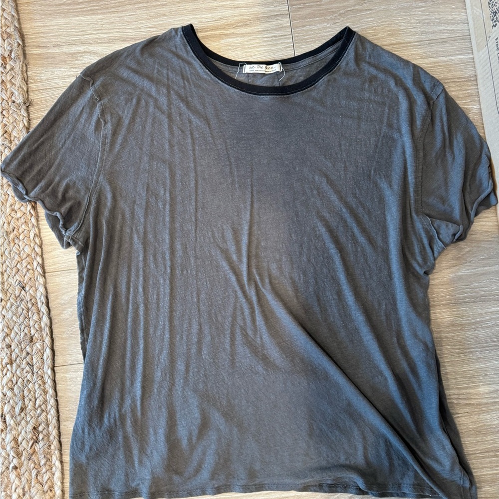 We The Free Charcoal Short Sleeve Tee
